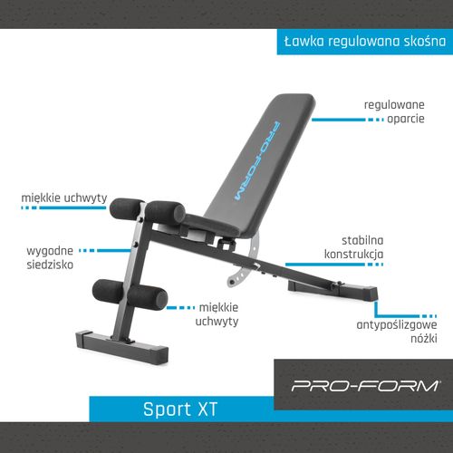 Ławka treningowa ProForm Sport XT 1220