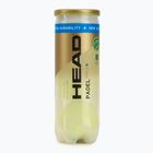 Piłki do padla HEAD Padel Pro S+ 3 szt. yellow