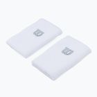 Frotki na nadgarstek Wilson Extra Wide Wristband 2 szt. white/white/trade winds