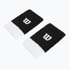Frotki na nadgarstek Wilson Extra Wide Wristband 2 szt. black/white/white