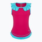 Koszulka tenisowa dziecięca Wilson Competition Tank II Jr love potion/scuba blue