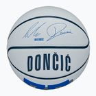 Piłka do koszykówki dziecięca Wilson NBA Player Icon Mini Luka white rozmiar 3