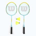 Zestaw do badmintona dziecięcy Wilson Minions 2.0 Jr 2 black/yellow