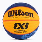 Piłka do koszykówki Wilson Fiba 3x3 Game Ball Paris Retail 2024 blue/yellow rozmiar 6