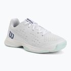Buty do tenisa dzecięce Wilson Rush Pro Ace L Jr white/bay/skip blue