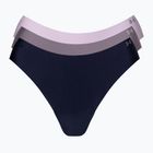 Stringi damskie Under Armour Pure Stretch Ns Thong 3 pary purple/ace