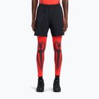 Spodenki treningowe męskie Reebok Athlete Speed black/energy red