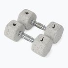 Hantle Nike Strength Grind Hex Dumbbell 2 x 9 kg wolf grey