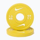 Obciążenie Nike Strength Change Plates 2 x 1,5 kg yellow/white
