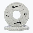 Obciążenie Nike Strength Grind Change Plates 2 x 1 kg wolf grey