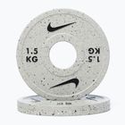 Obciążenie Nike Strength Grind Change Plates 2 x 1,5 kg wolf grey