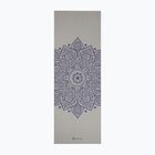 Mata do jogi Gaiam Sustained Yoga grey sundial flower