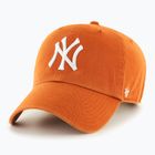 Czapka z daszkiem 47 Brand MLB New York Yankees CLEAN UP burnt orange