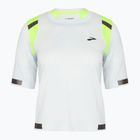 Koszulka do biegania damska Brooks Carbonite icy grey/nightlife jacquard