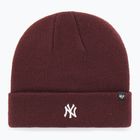 Czapka zimowa 47 Brand MLB New York Yankees Centerfield dark maroon