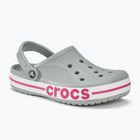 Klapki Crocs Bayaband Clog light grey/candy pink