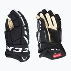 Rękawice hokejowe CCM FT485 SR black/white