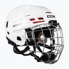 Kask hokejowy dziecięcy CCM Tacks 70 Combo white