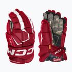 Rękawice hokejowe CCM Tacks AS-V SR red/white