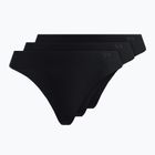 Stringi damskie Under Armour Pure Stretch Thong 3 pary black/black/graphite