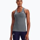 Koszulka treningowa damska Under Armour HeatGear Armour Racer pitch gray light heather/metallic silver