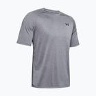 Koszulka treningowa męska Under Armour UA Tech 2.0 Tee Novelty pitch gray/black