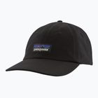 Czapka z daszkiem Patagonia P-6 Logo Trucker black