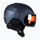 Kask narciarski Salomon Icon LT Visor Photo Sigma W wisteria navy/sky blue