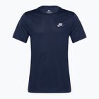 Koszulka męska Nike Sportswear Club black midnight navy/white