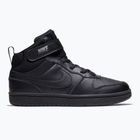 Buty dziecięce Nike Court Borough Mid 2 black/black/black