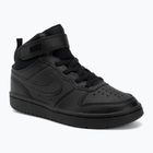 Buty dziecięce Nike Court Borough Mid 2 black/black/black