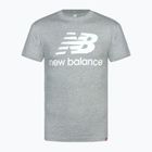 Koszulka męska New Balance Essentials Stacked Logo grey