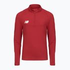 Bluza piłkarska dziecięca New Balance Training 1/4 Zip Knitted burgundy