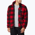 Bluza męska Columbia Winter Pass Print Fleece mountain red check