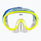 Maska do snorkelingu dziecięca Mares Jelly lime/blue/clear