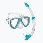 Zestaw do snorkelingu Mares Combo Trygon aqua/white/clear