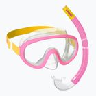 Zestaw do snorkelingu dziecięcy Mares Combo Jelly pink/yellow/clear