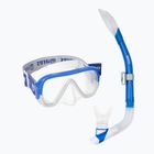 Zestaw do snorkelingu Mares Keewee Splash blue/white/clear