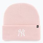 Czapka zimowa 47 Brand MLB New York Yankees Haymaker pink