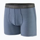 Bokserki męskie Patagonia Essential Boxer Briefs 3" fathom stripe/new navy