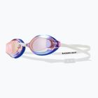 Okulary do pływania damskie TYR Blackops 140 Ev Racing Mirrored pink/white