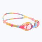 Okulary do pływania dziecięce TYR Swimple Tie Dye Non-Mirrored pink/orange/yellow