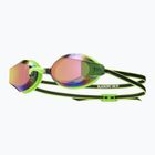 Okulary do pływania TYR Blackops 140 Ev Racing Mirrored bright green/black
