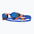 Okulary do pływania TYR Tracer-X RZR Mirrored blue/orange