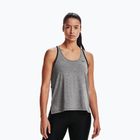 Koszulka treningowa damska Under Armour UA Knockout Mesh Back Tank jet gray light heather/black/black