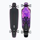 Deskorolka longboard Globe Outlier purple flames