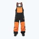 Spodnie snowboardowe męskie ThirtyTwo Basement Bib black/orange