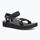 Sandały damskie Teva Midform Universal Pride black rainbow