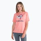 Koszulka trekkingowa damska Columbia Bluebird Day Relaxed coral reef heather/lakeshore flora