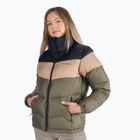 Kurtka damska Columbia Puffect Color Blocked stone green/beach/black